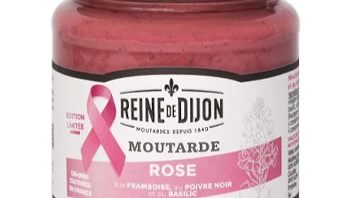 Reine de Dijon crée une nouvelle moutarde rose